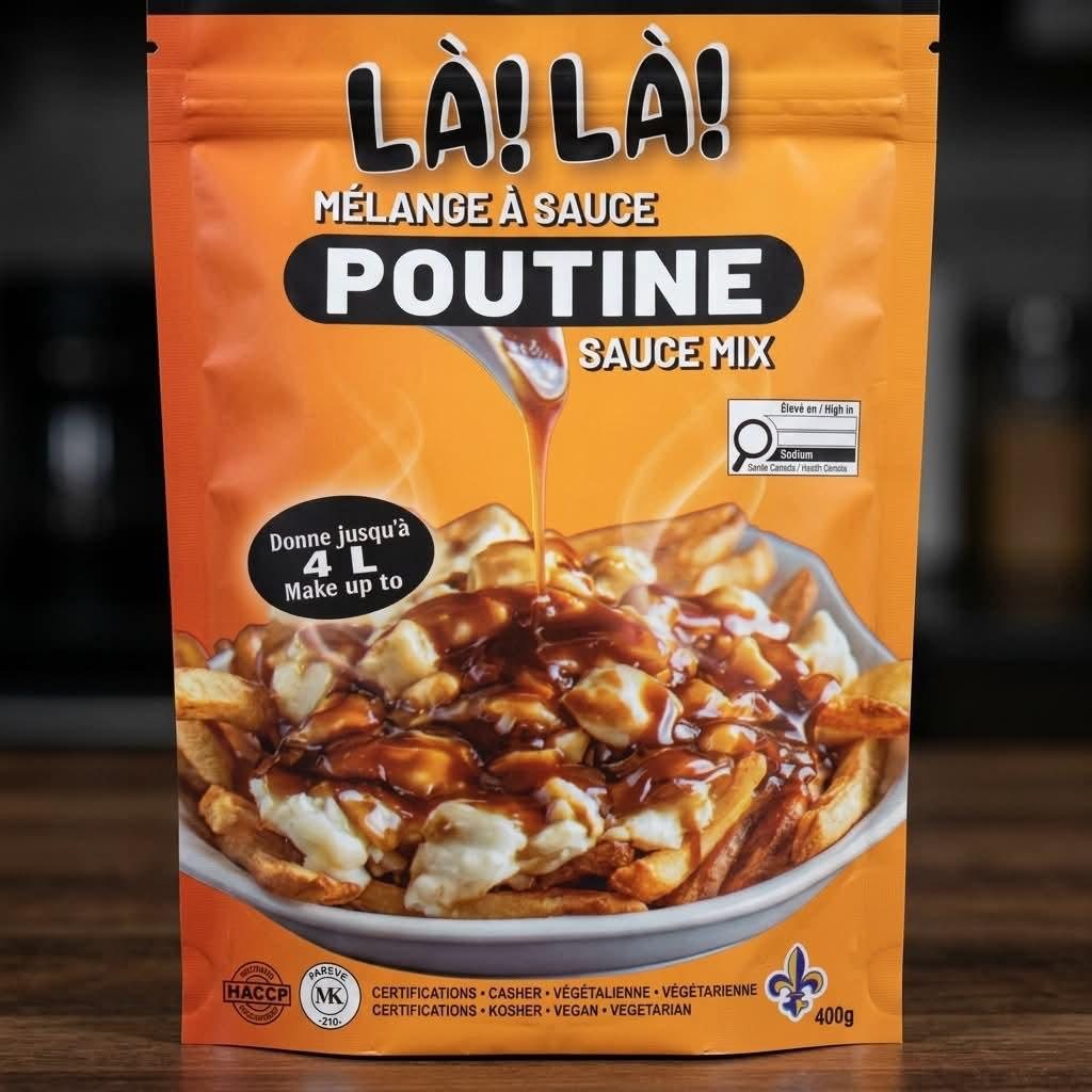 Sachet Mélange à sauce poutine LÀ!LÀ!